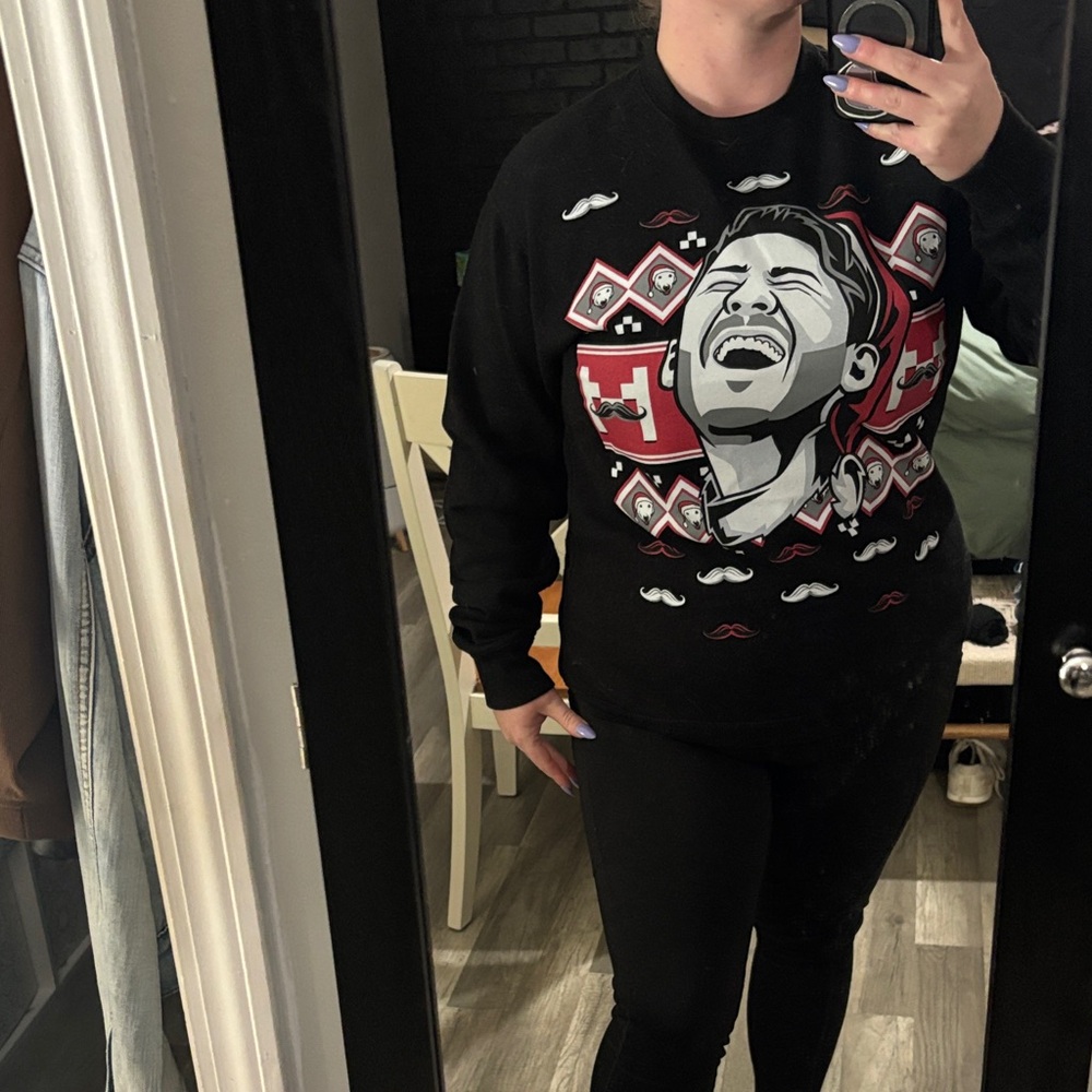 Markiplier Charity Livestream Holiday Graphic Crewneck Sweatshirt Chica